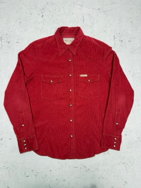 Marlboro Classics vintage Langarm Hemd Cort Velour Jacke workwear XL
