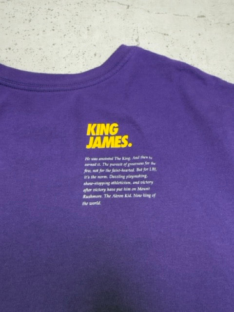Nike x NBA Lebron James Lakers T-Shirt Shirt Rookie of the Year lila S