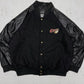 Steve & Barrys vintage Chief Collegejacke Lederjacke Bomberjacke schwarz M