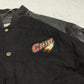 Steve & Barrys vintage Chief Collegejacke Lederjacke Bomberjacke schwarz M
