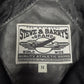 Steve & Barrys vintage Chief Collegejacke Lederjacke Bomberjacke schwarz M