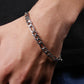 Silbernes Glieder armband – minimalistisches Unisex-Accessoire