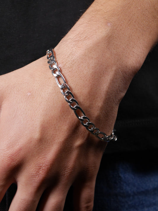 Silbernes Glieder armband – minimalistisches Unisex-Accessoire