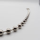 "Chrome Pulse" – Hosenkette aus Metalllperlen
