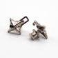 „Starlock Clips“ – 4x Kleidungsclips zum Jeans enger machen | Silber Sterne | Y2K Accessoire
