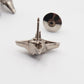 „Starlock Clips“ – 4x Kleidungsclips zum Jeans enger machen | Silber Sterne | Y2K Accessoire