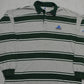 Adidas Vintage Rugby Poloshirt in Grau/Grün, Vorderansicht
