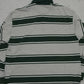Adidas Vintage Rugby Poloshirt in Grau/Grün, Rückansicht