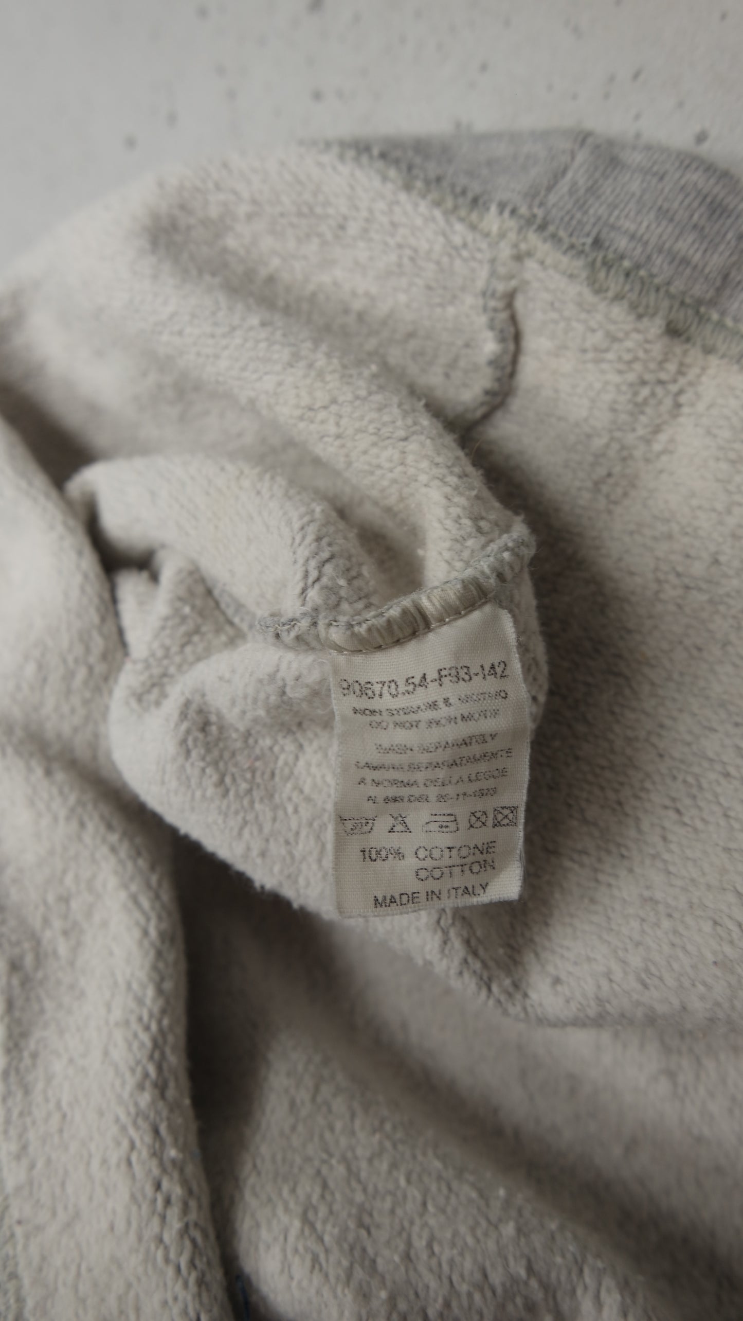 Levi's Vintage Foto-Print Sweatshirt in Grau, Etikett
