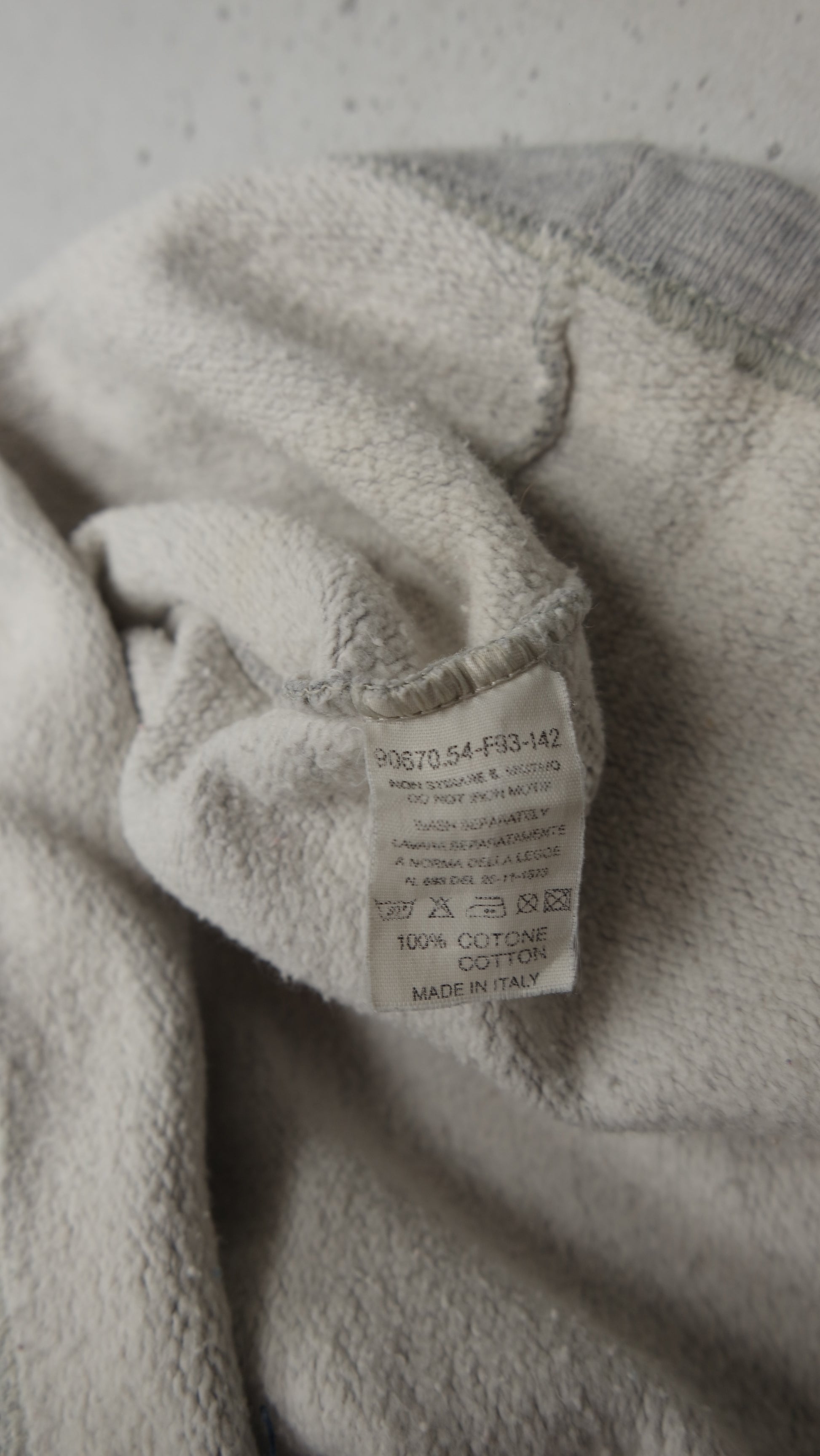 Levi's Vintage Foto-Print Sweatshirt in Grau, Etikett