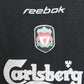 Reebok Liverpool FC Carlsberg Vintage Sweatshirt in Schwarz, Logo-Closeup