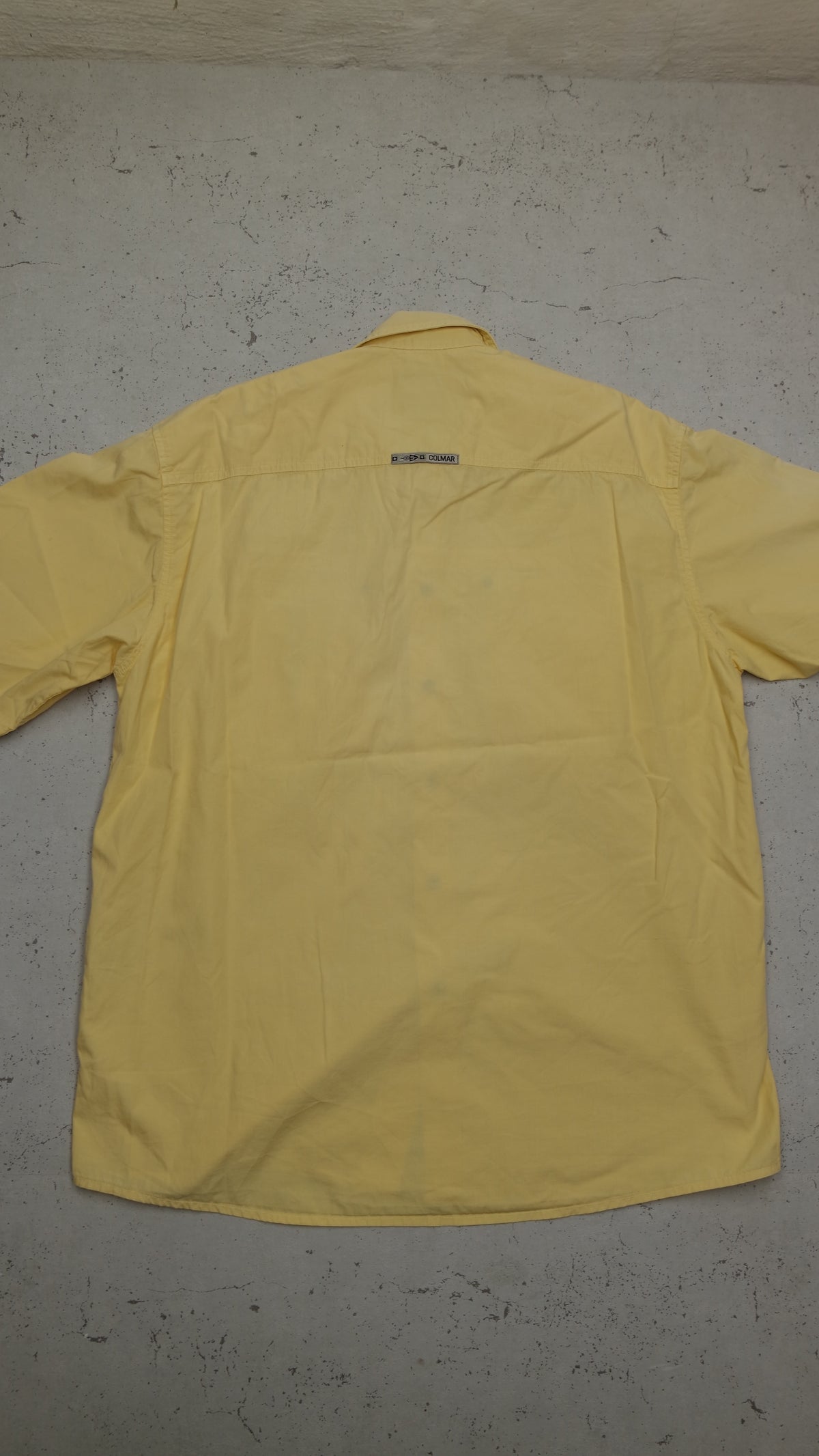 Colmar Oversystem Hemd – Vintage Kurzarm Gelb XXL
