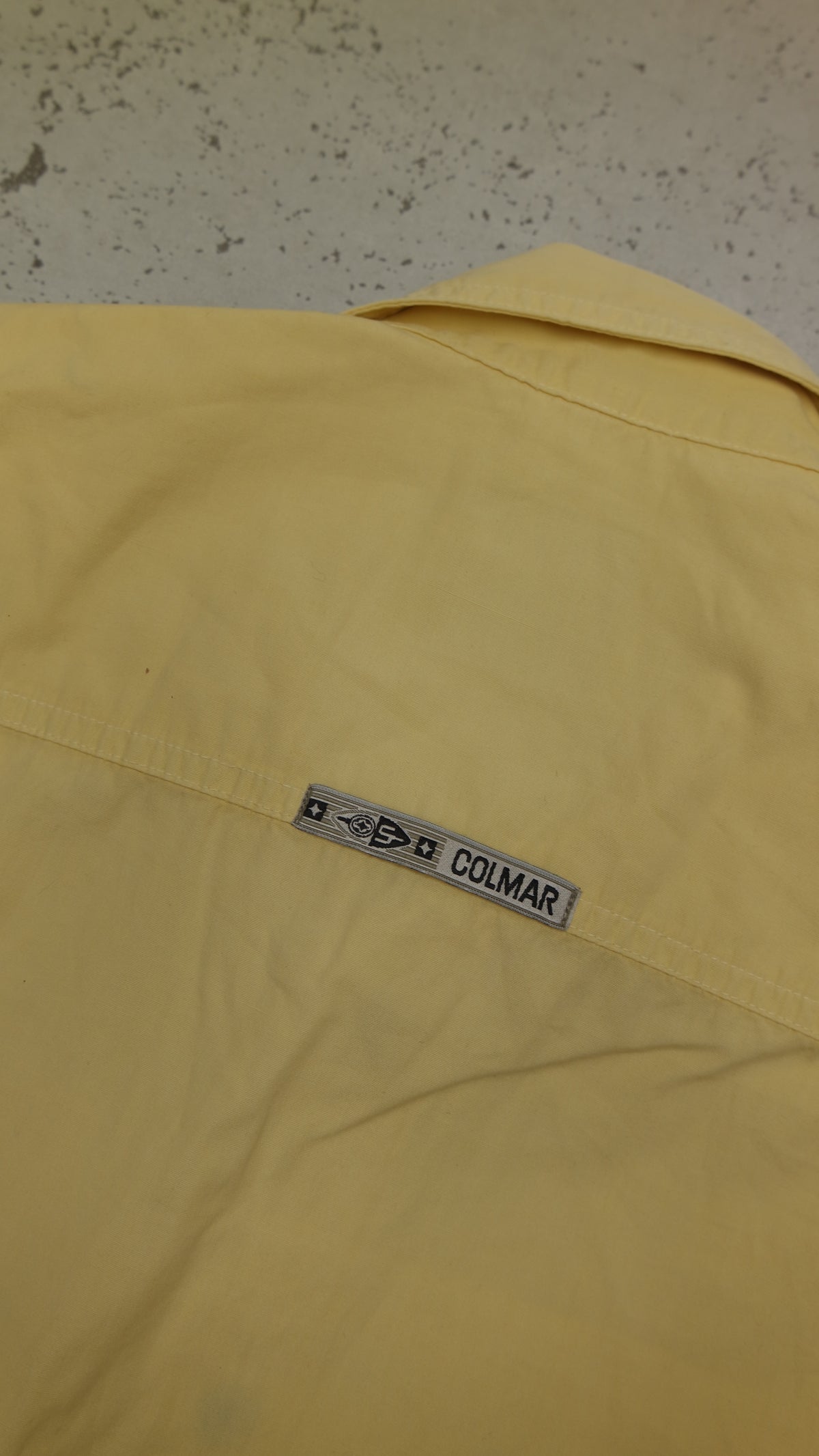 Colmar Oversystem Hemd – Vintage Kurzarm Gelb XXL