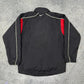 Nike Team Football vintage Jacke gefütterte Jacke schwarz S