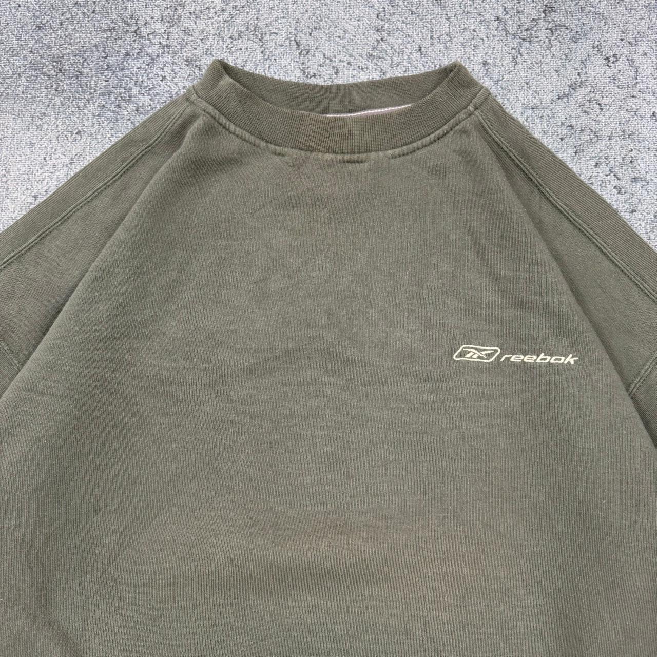 Reebok vintage small Logo Sweatshirt Crewneck grün S