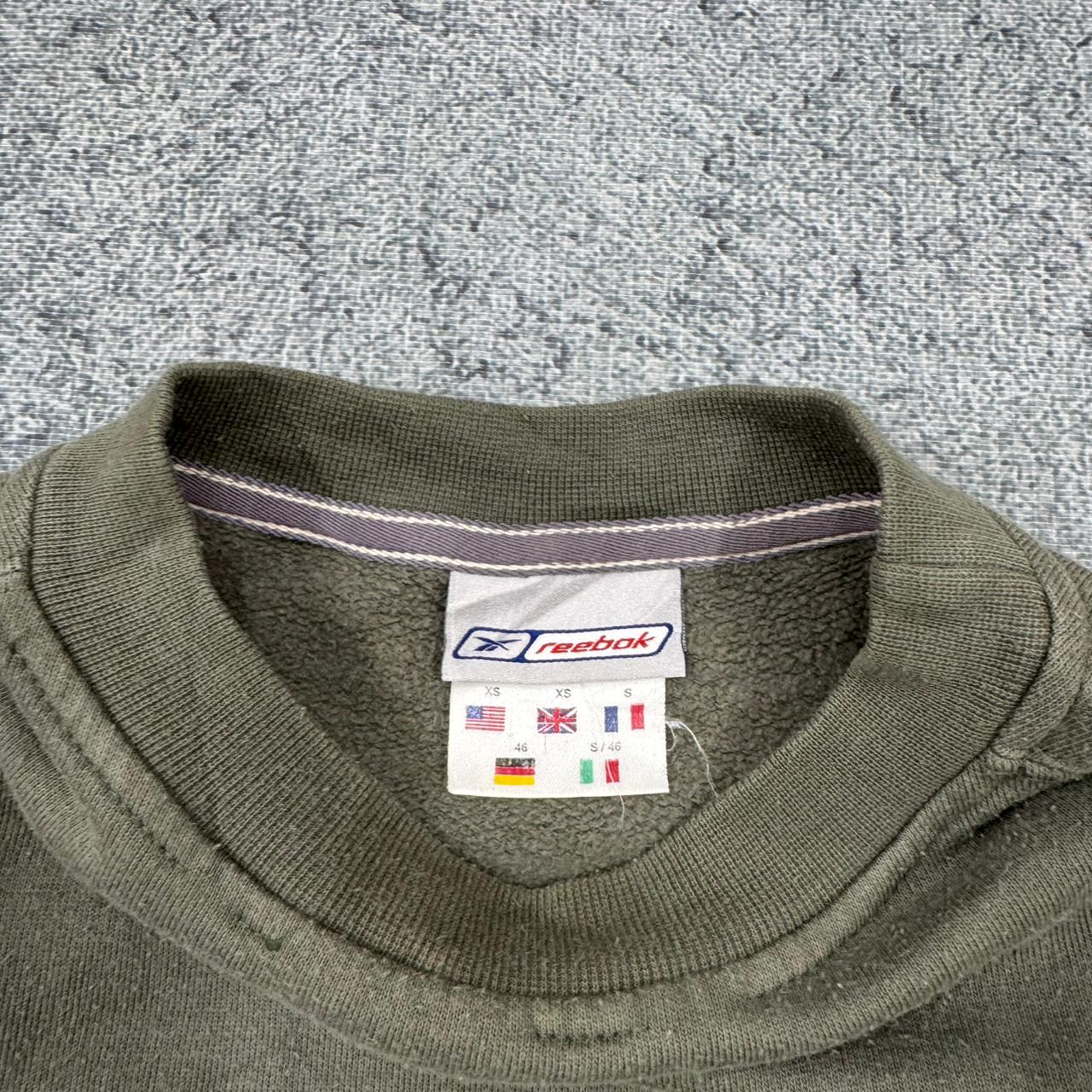 Reebok vintage small Logo Sweatshirt Crewneck grün S