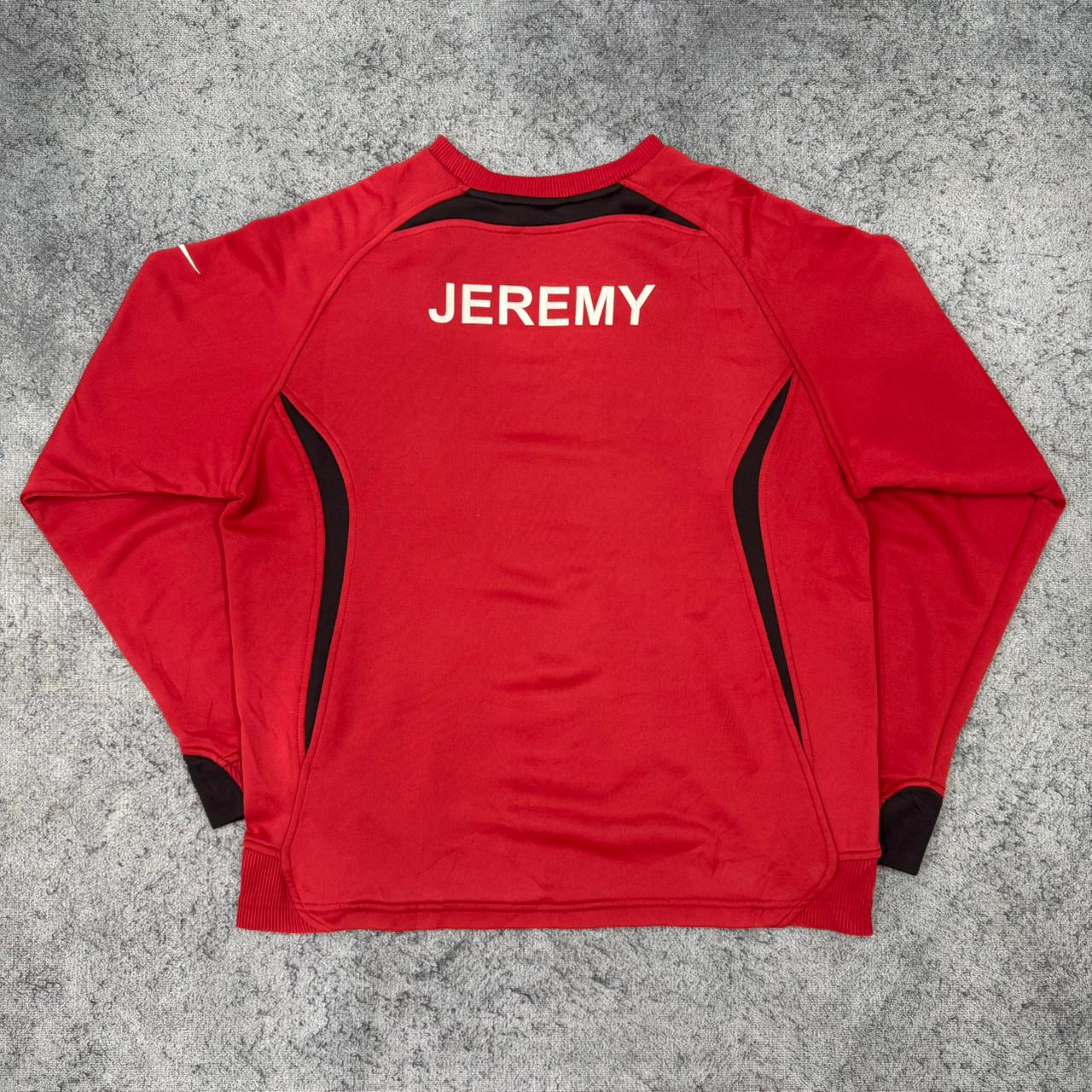 Nike vintage Football Sweatshirt Active Crewneck rot M
