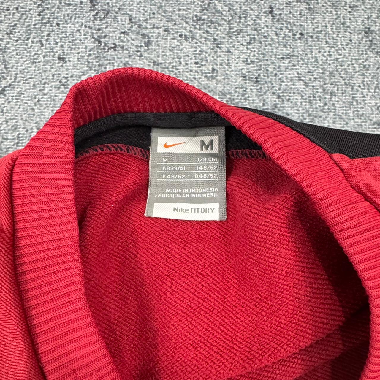 Nike vintage Football Sweatshirt Active Crewneck rot M