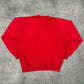Lacoste vintage 90s Golf Sweatshirt embroidered Crewneck rot M