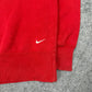 Nike vintage Sweatshirt Crewneck rot M
