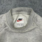 Nike vintage big Logo embroidery Sweatshirt Crewneck grau M