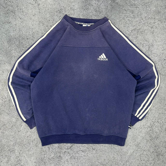 Adidas oversized vintage Sweatshirt Crewneck blau M