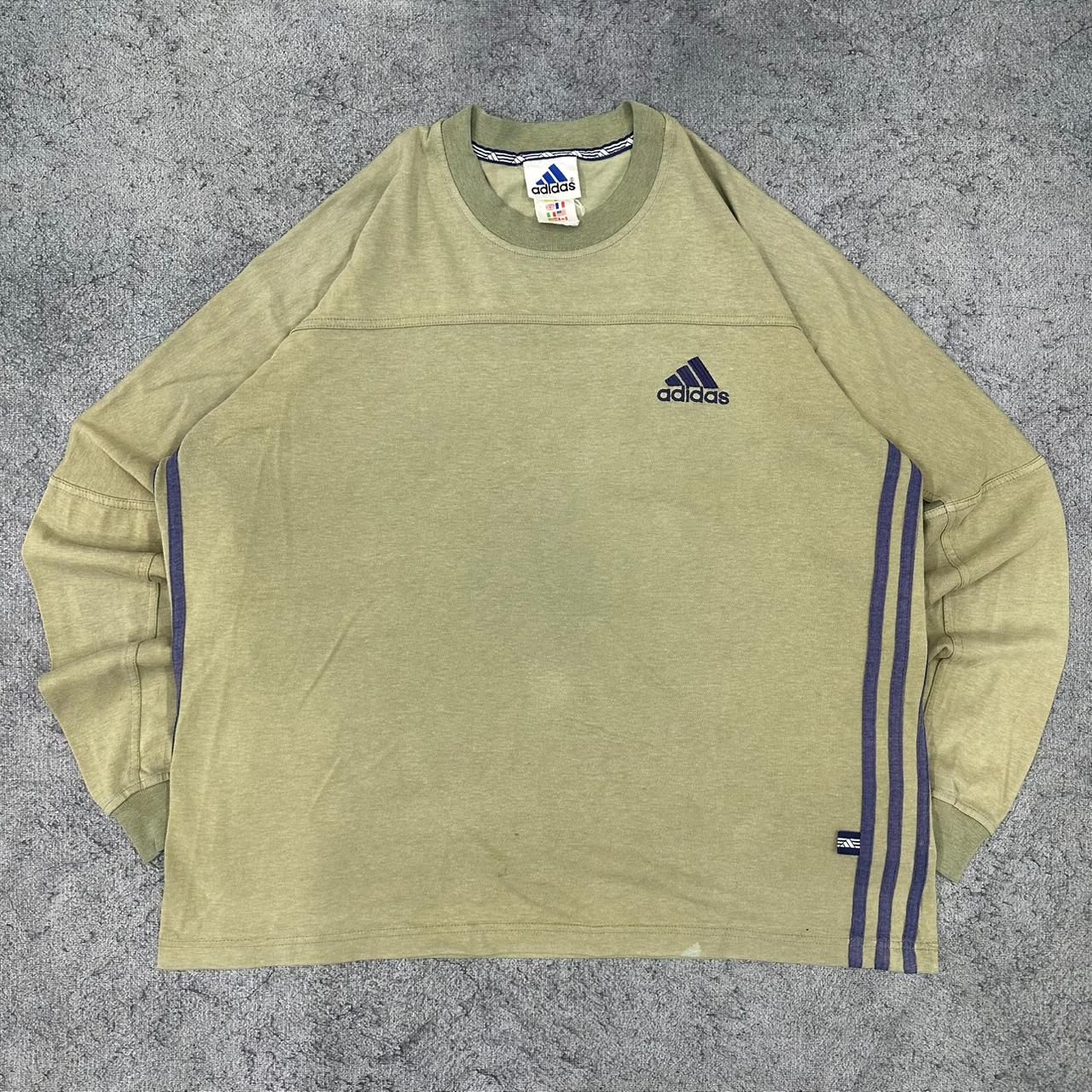 Adidas vintage Sweatshirt Crewneck grün L
