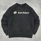 Lotto vintage big logo Sweatshirt Crewneck schwarz L