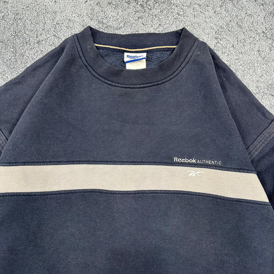 Reebok Membership vintage Sweatshirt Crewneck blau M