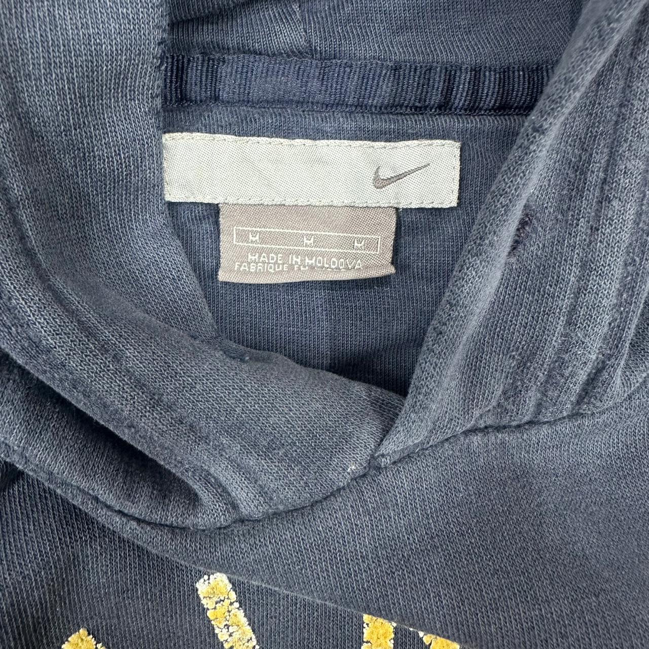 Nike vintage big Logo Hoodie Pullover blau M