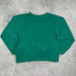 Lacoste vintage 90s big Logo Sweatshirt Knitwear grün S