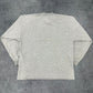 Nike vintage big Logo embroidery Sweatshirt Crewneck grau M
