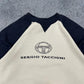 Sergio Tacchini vintage big logo Sweatshirt Crewneck creme M