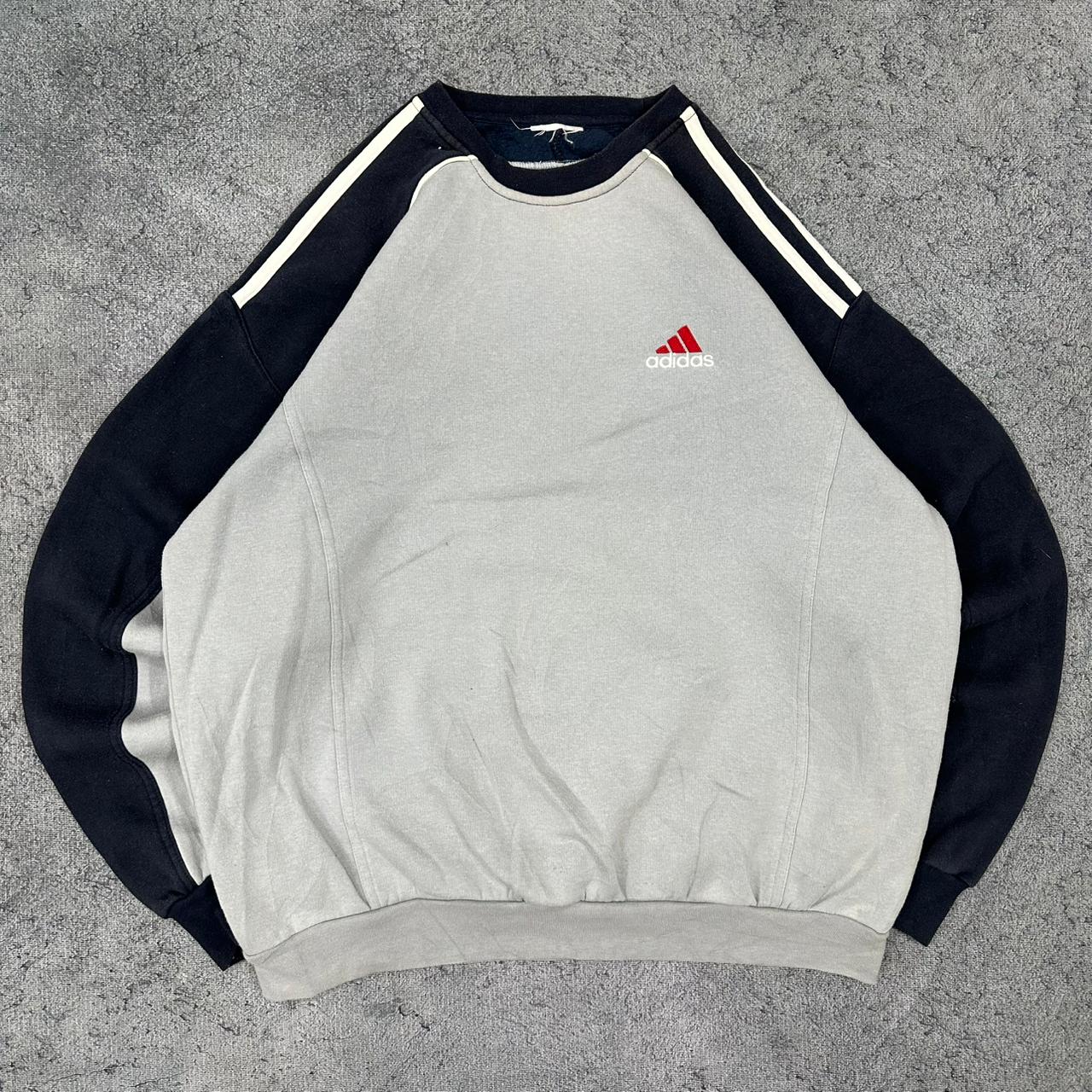 Adidas vintage Sweatshirt Crewneck blau M