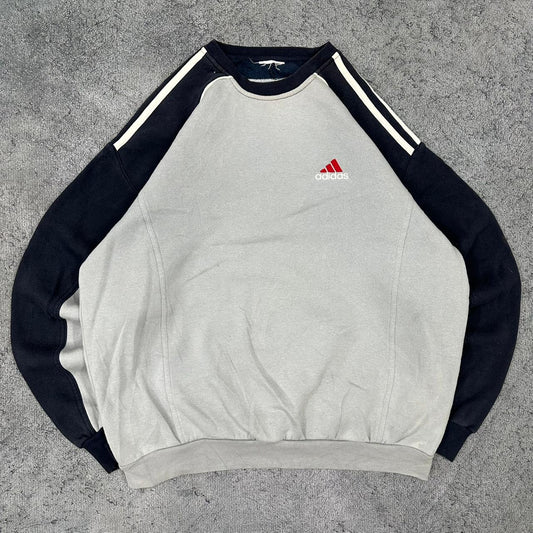Adidas vintage Sweatshirt Crewneck blau M