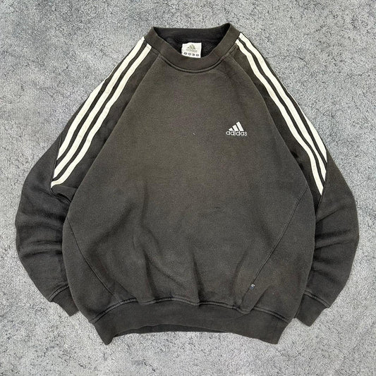 Adidas vintage Sweatshirt Crewneck grau S