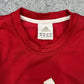 Adidas vintage big Logo Sweatshirt Crewneck rot M