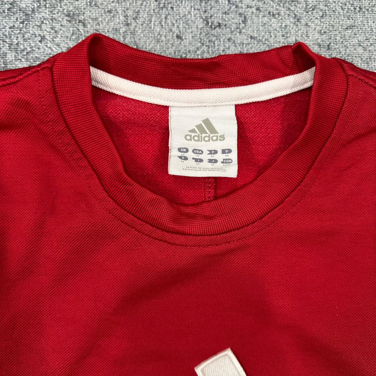 Adidas vintage big Logo Sweatshirt Crewneck rot M