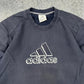 Adidas vintage big logo Sweatshirt Crewneck blau M