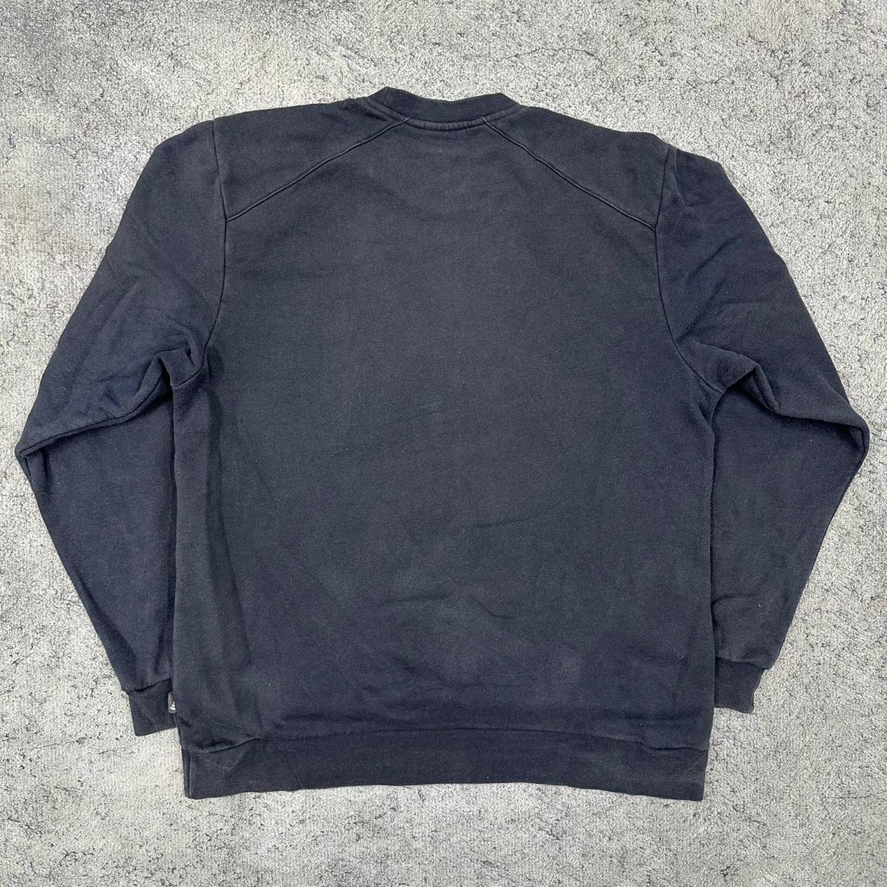 Adidas vintage big logo Sweatshirt Crewneck blau M