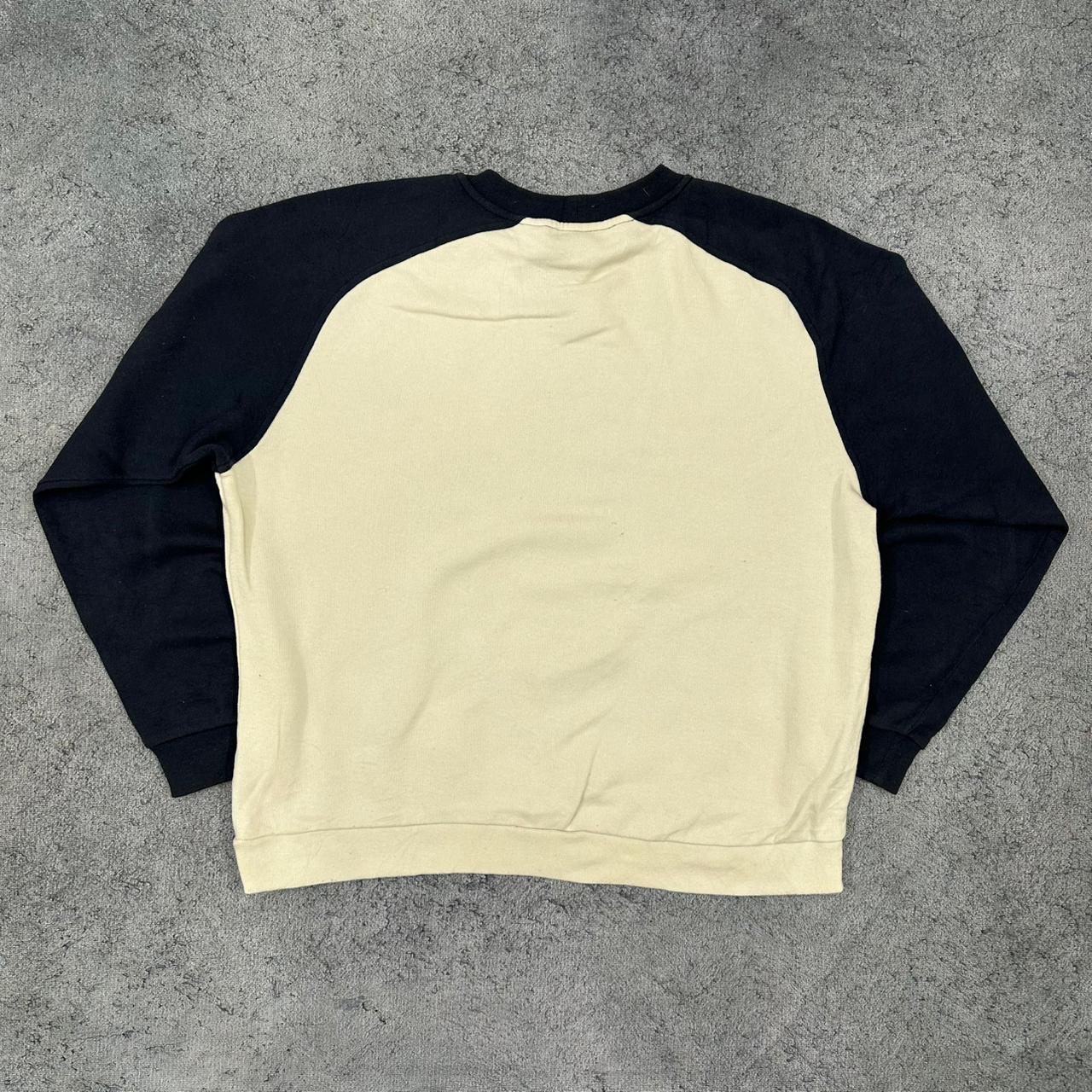 Sergio Tacchini vintage big logo Sweatshirt Crewneck creme M