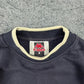 Kappa vintage big Logo embroidery Sweatshirt Crewneck blau S