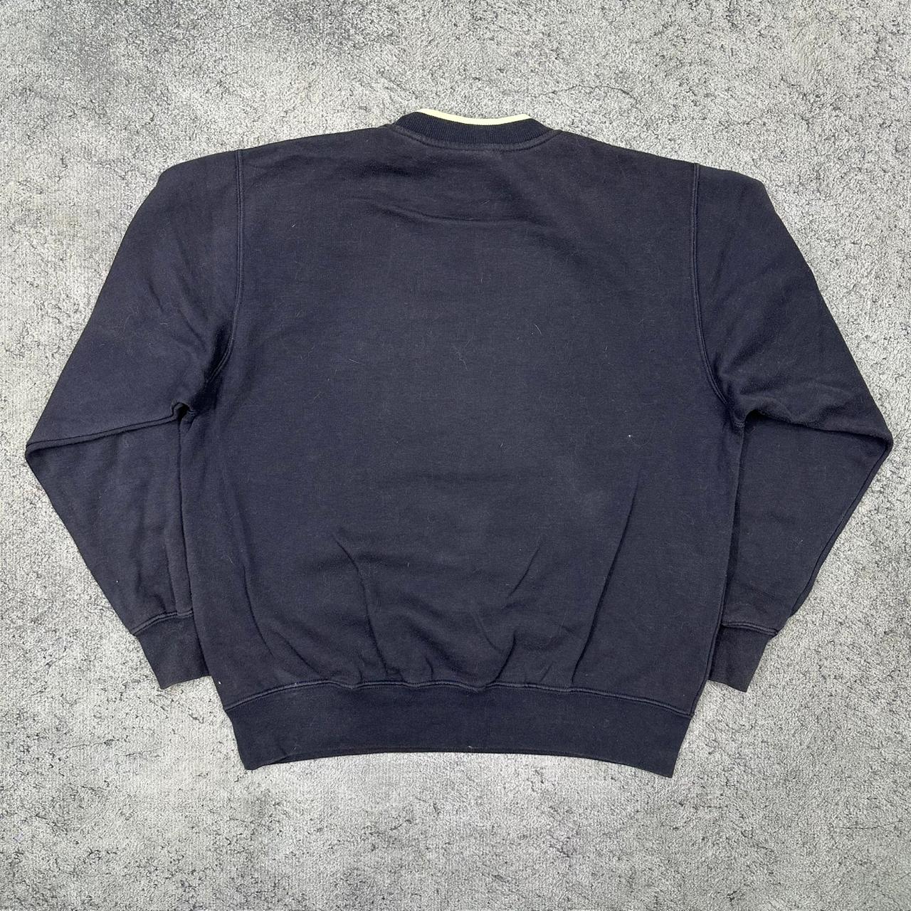 Kappa vintage big Logo embroidery Sweatshirt Crewneck blau S