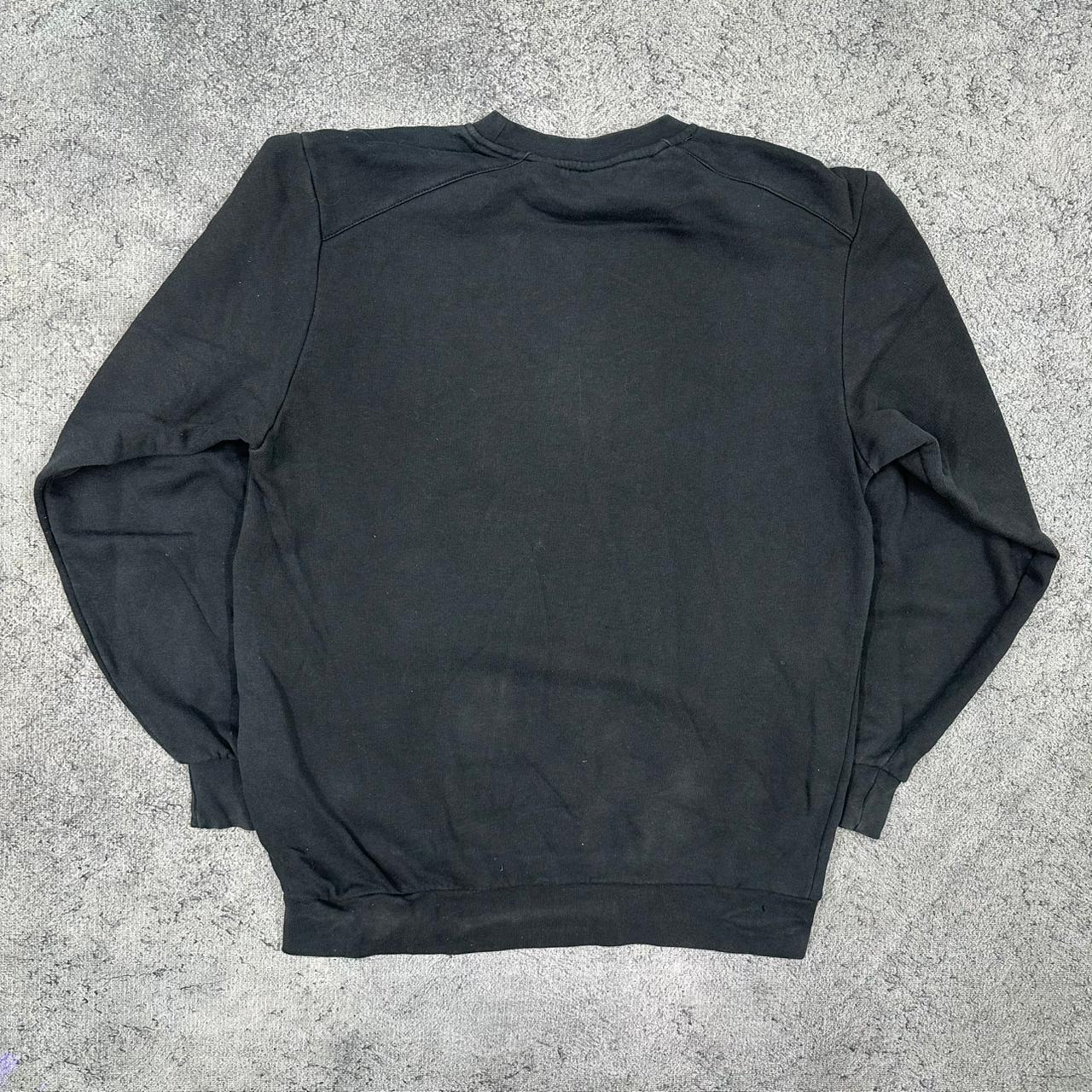 Adidas vintage big Logo Sweatshirt Crewneck schwarz S