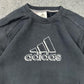 Adidas vintage big Logo Sweatshirt Crewneck schwarz S