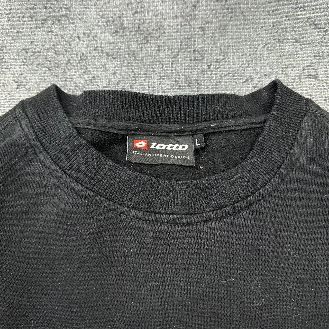 Lotto vintage big logo Sweatshirt Crewneck schwarz L