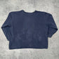 Nike vintage big Logo swoosh Sweatshirt Crewneck blau XXL