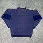 Adidas oversized vintage Sweatshirt Crewneck blau M