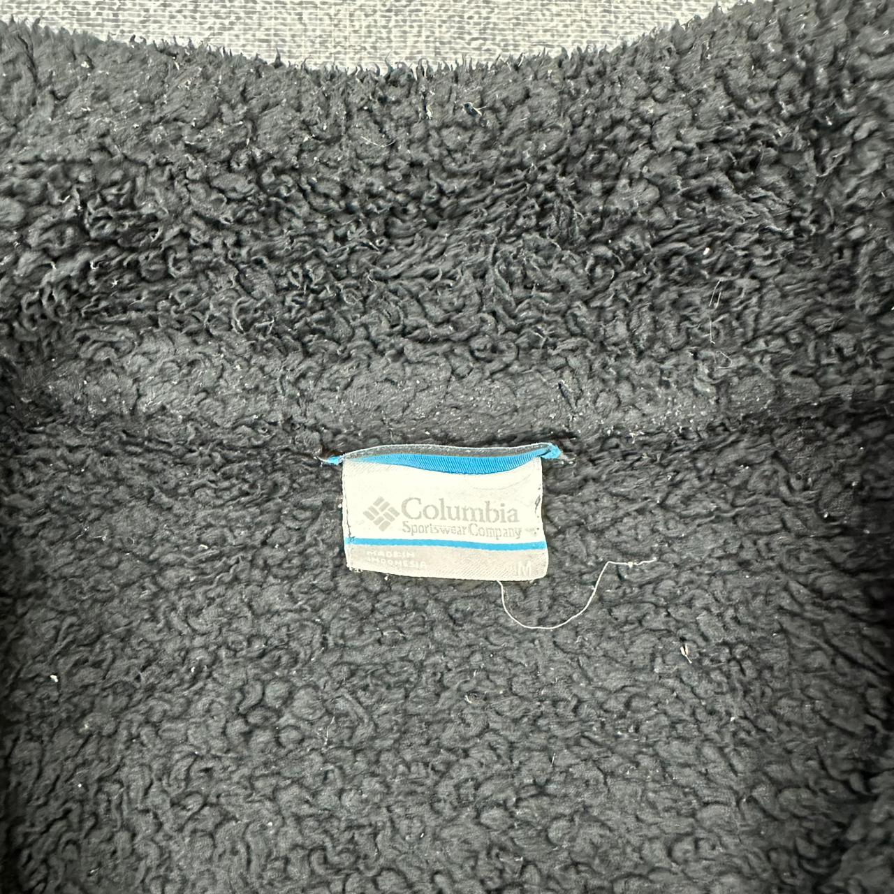 Columbia Fleece Teddy Zipper Jacke schwarz M