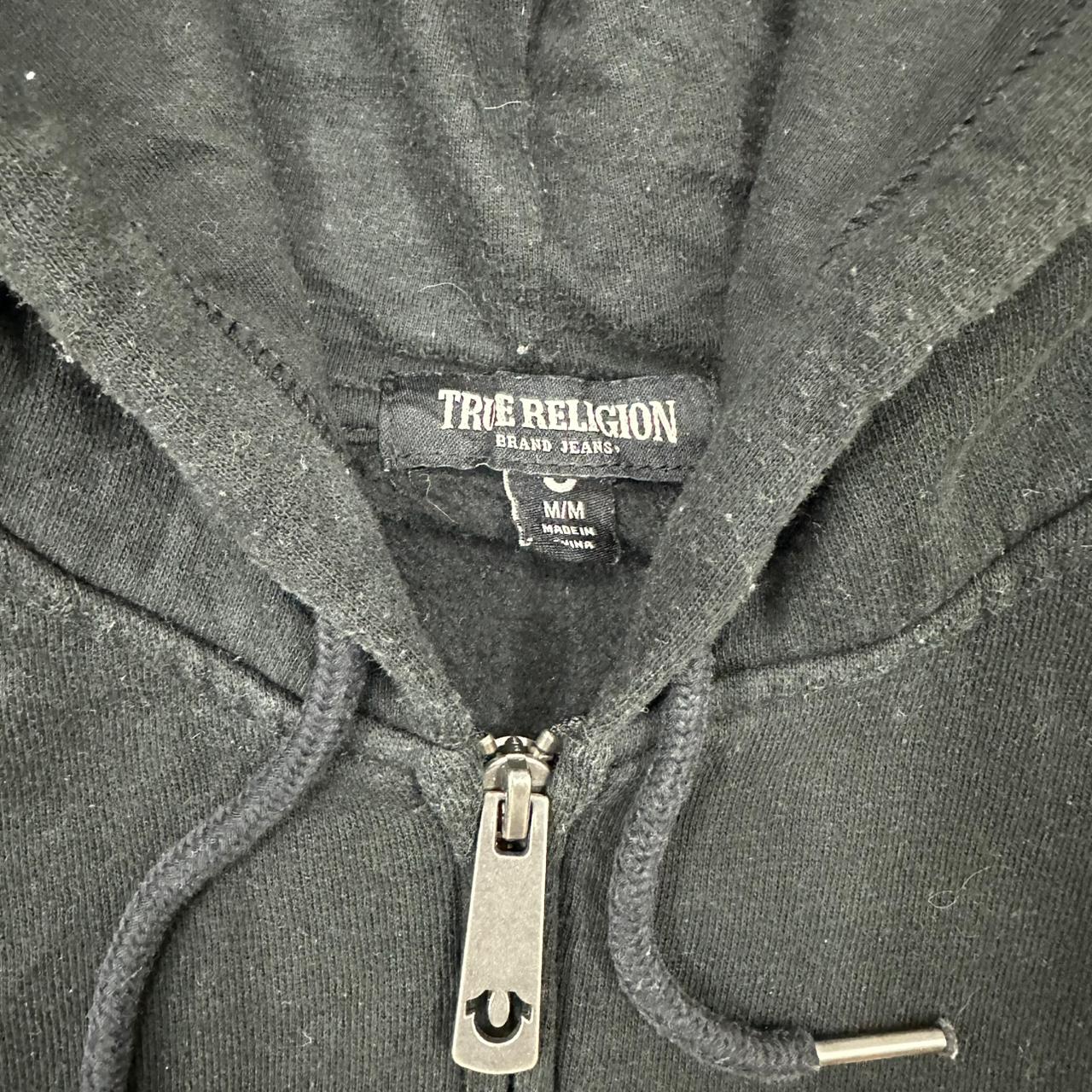True Religion Zipper Kapuzenjacke schwarz M